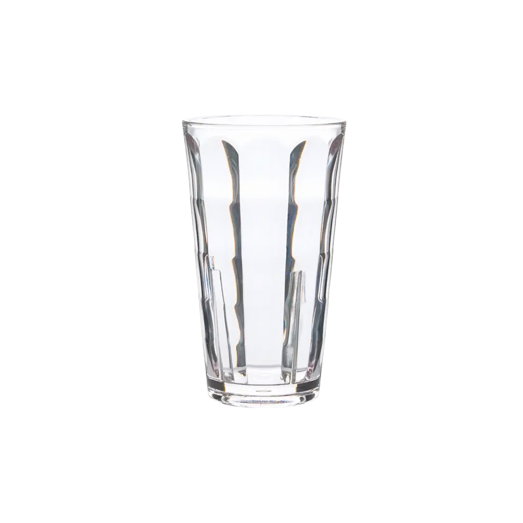 Vaso de cerveza, agua y cóctel irrompible "Optic Square" en Ecozen - 34 cl