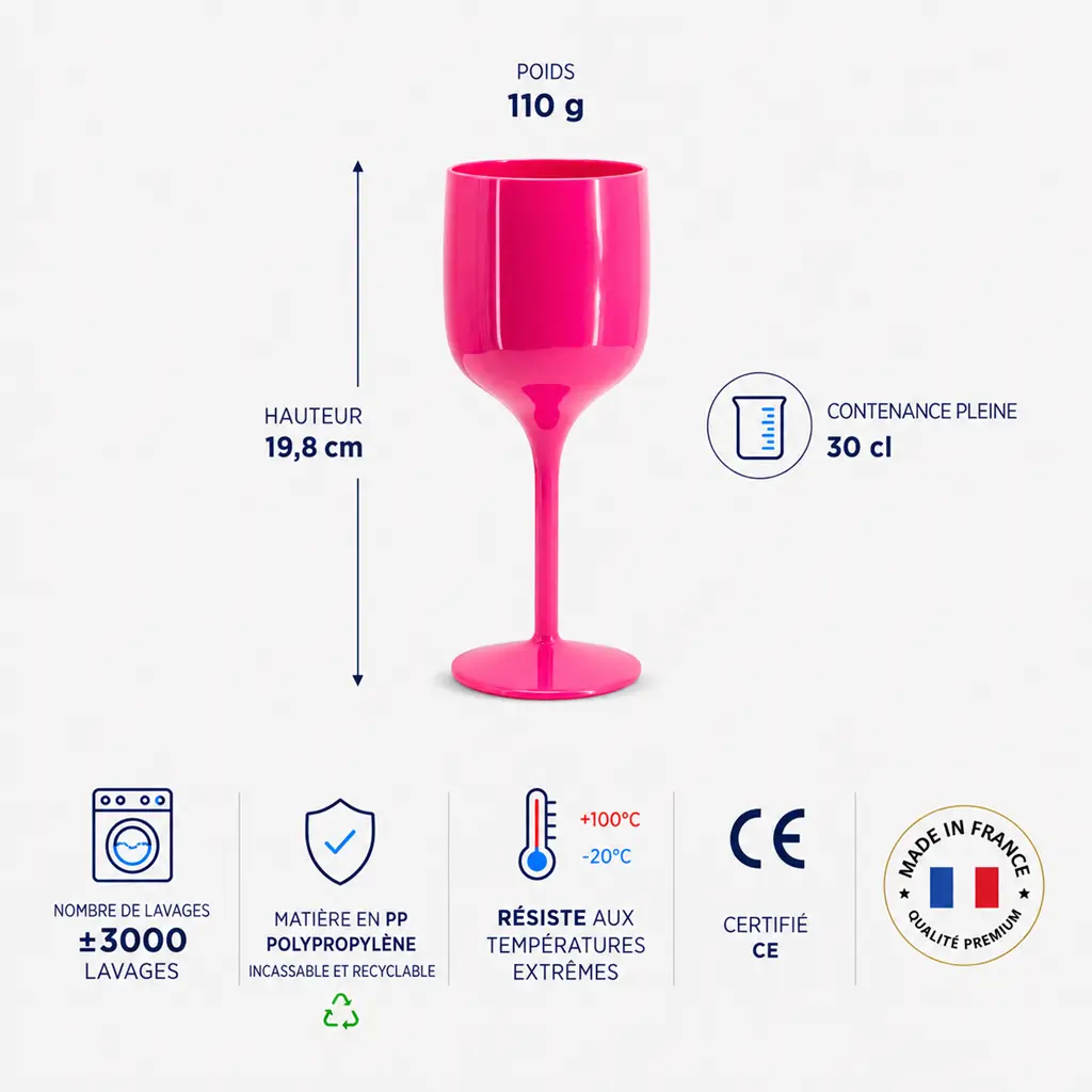 Copa de vino Sauvignon Rose 30cl
