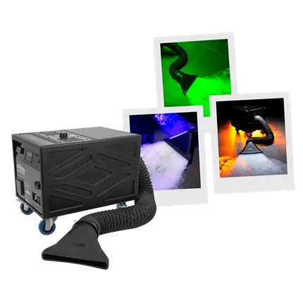 HeavyFog 4000-P - Máquina de niebla pesada de ultra alto rendimiento con DMX