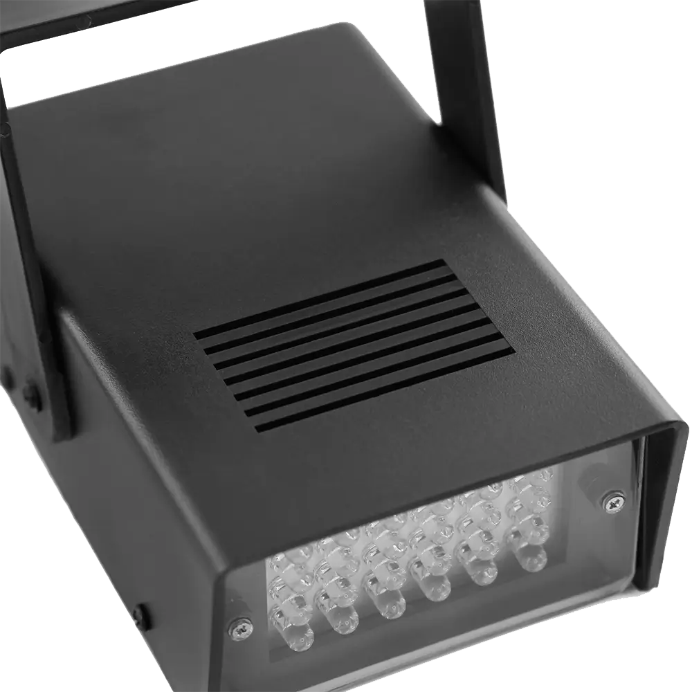 Luz estroboscópica LED "FLASHLED-MINI" - 24 LED blancos, velocidad regulable