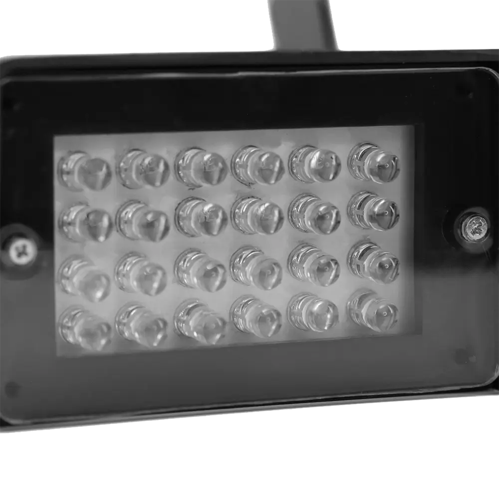 Luz estroboscópica LED "FLASHLED-MINI" - 24 LED blancos, velocidad regulable