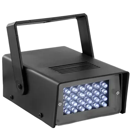 Luz estroboscópica LED FLASHLED-MINI - 24 LED blancos, velocidad regulable