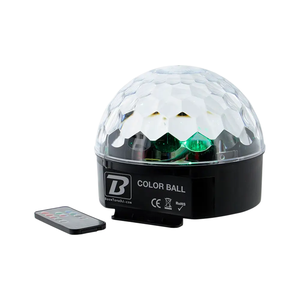 Juego de luces LED "Color Ball" - RGB 9W, 82 lentes, mando a distancia incluido