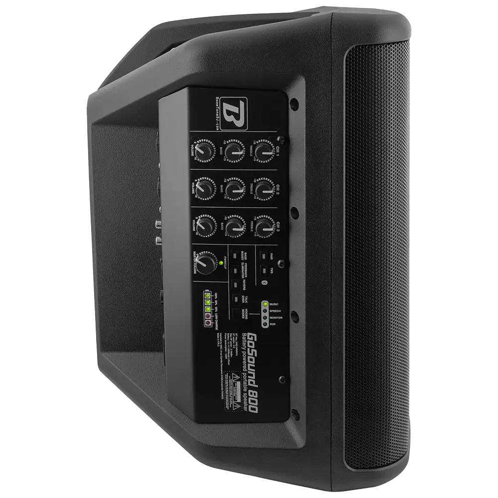 Altavoz portátil GoSound 800" - 100W RMS, Bluetooth 5.0, DSP 4 modos, batería 4h