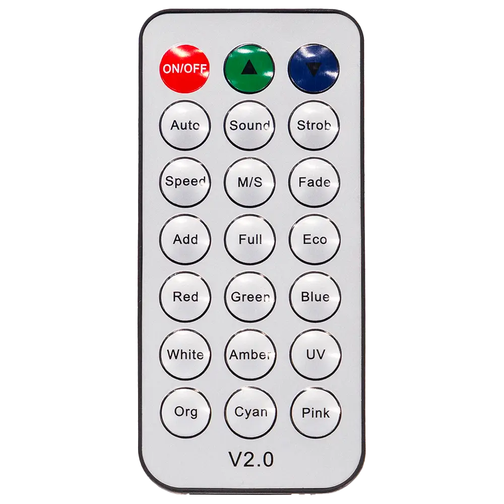 Proyectores LED "IZY Glow Set" Mac Mah – 6×15W RGBWA-UV, DMX inalámbrico, recargables