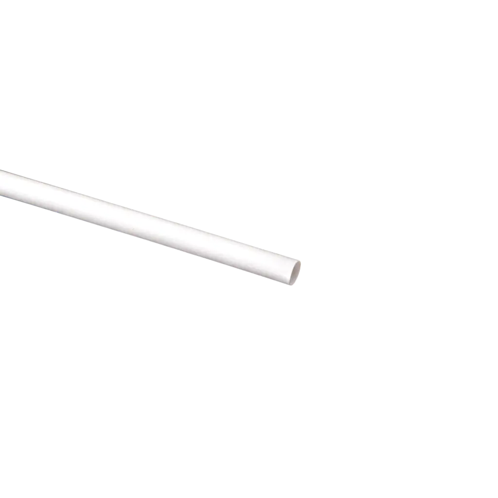 Pajita reciclable gigante XXL blanca PP 50cm ø 8mm - Certificada para uso alimentario y reutilizable (Pack de 500)