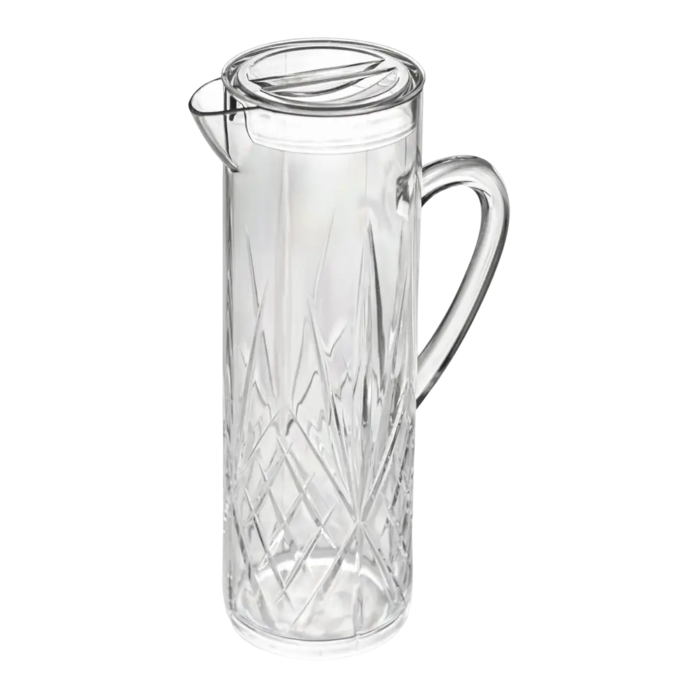 Jarra irrompible "Firenze" con tapa - 1,5 L en SAN transparente