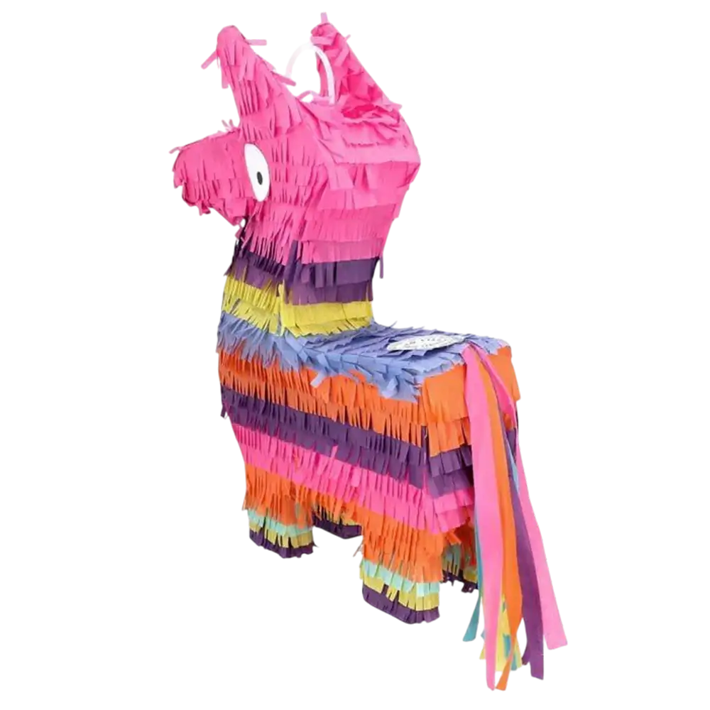 Piñata Lama (M) - Para golpear - 39 cm