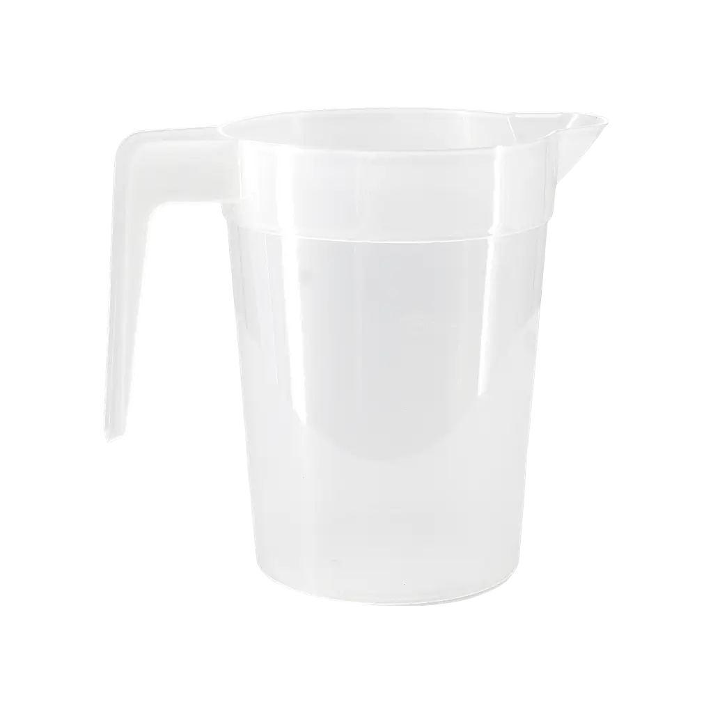 Jarra de plástico reutilizable de 1,5 l