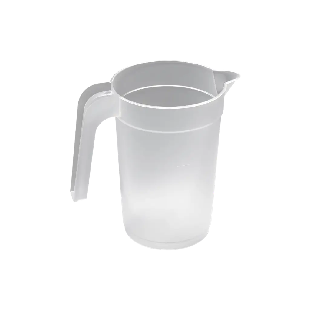 Jarra de plástico reutilizable de 1,5 l