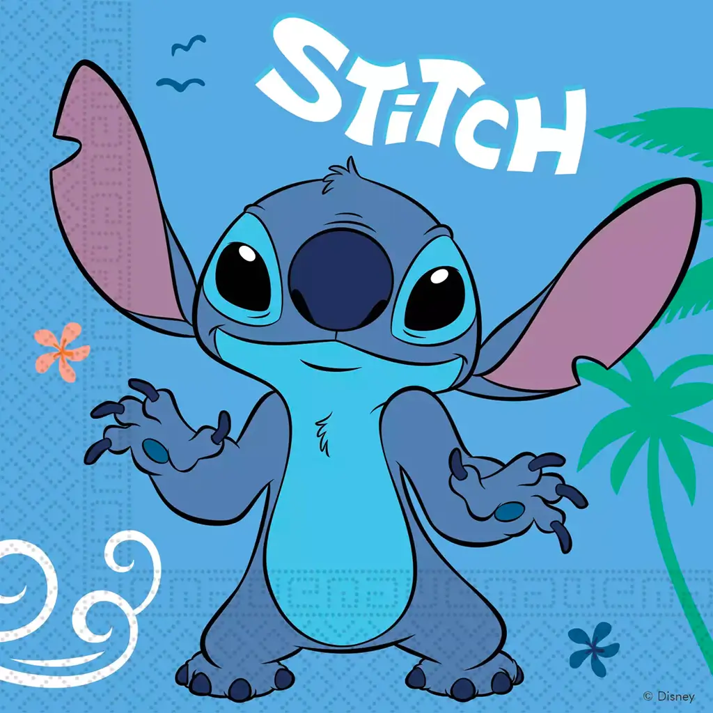 Servilleta Stitch - Paquete de 20