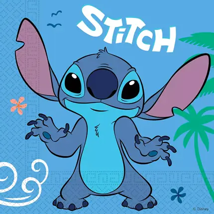 Servilleta Stitch - Paquete de 20
