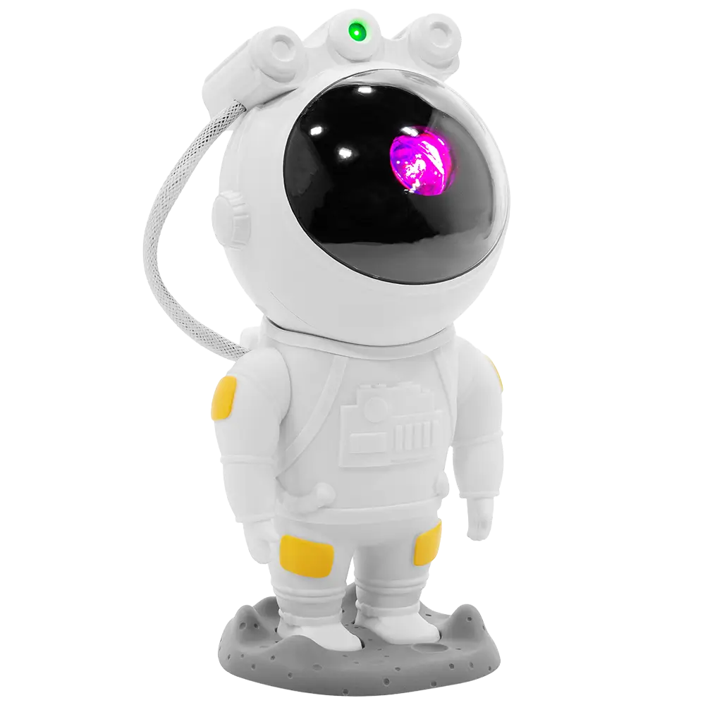 Foco LED "Star Man" con nebulosa en movimiento y cielo estrellado - BoomTone DJ