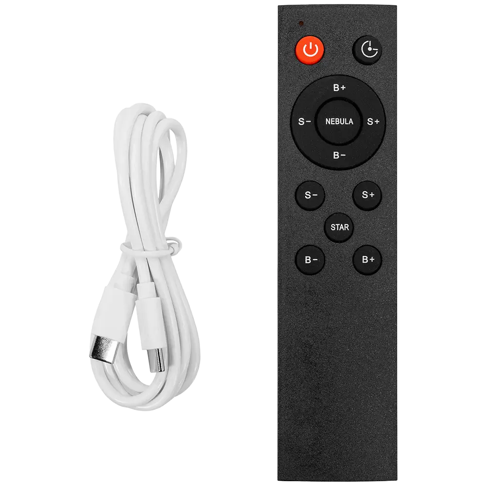 Foco LED "Star Man" con nebulosa en movimiento y cielo estrellado - BoomTone DJ