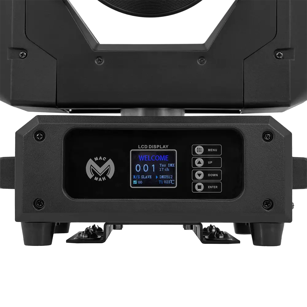 Lote de 2 híbridos "Aurora 150 BSW" haz + spot + wash con flight case - Mac Mah