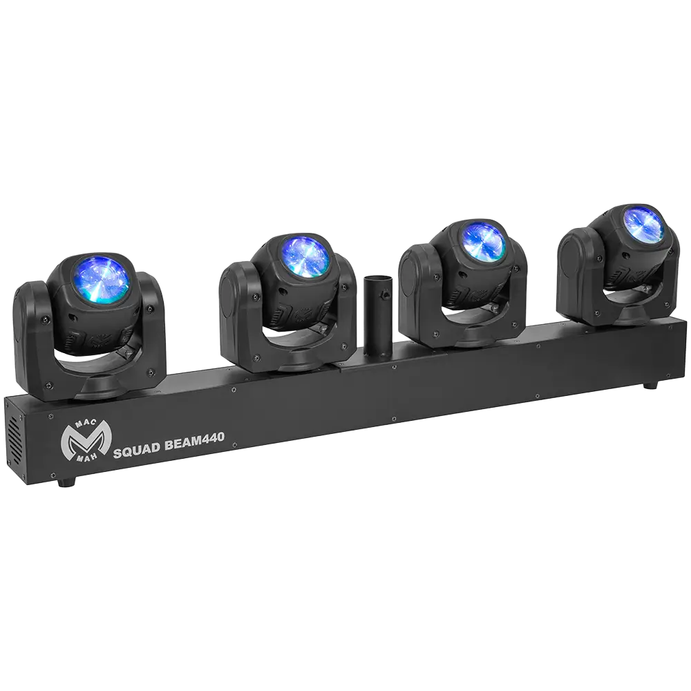 Efecto haz LED "Squad Beam 440" 4 cabezas 40 W 2,5° haz - Mac Mah
