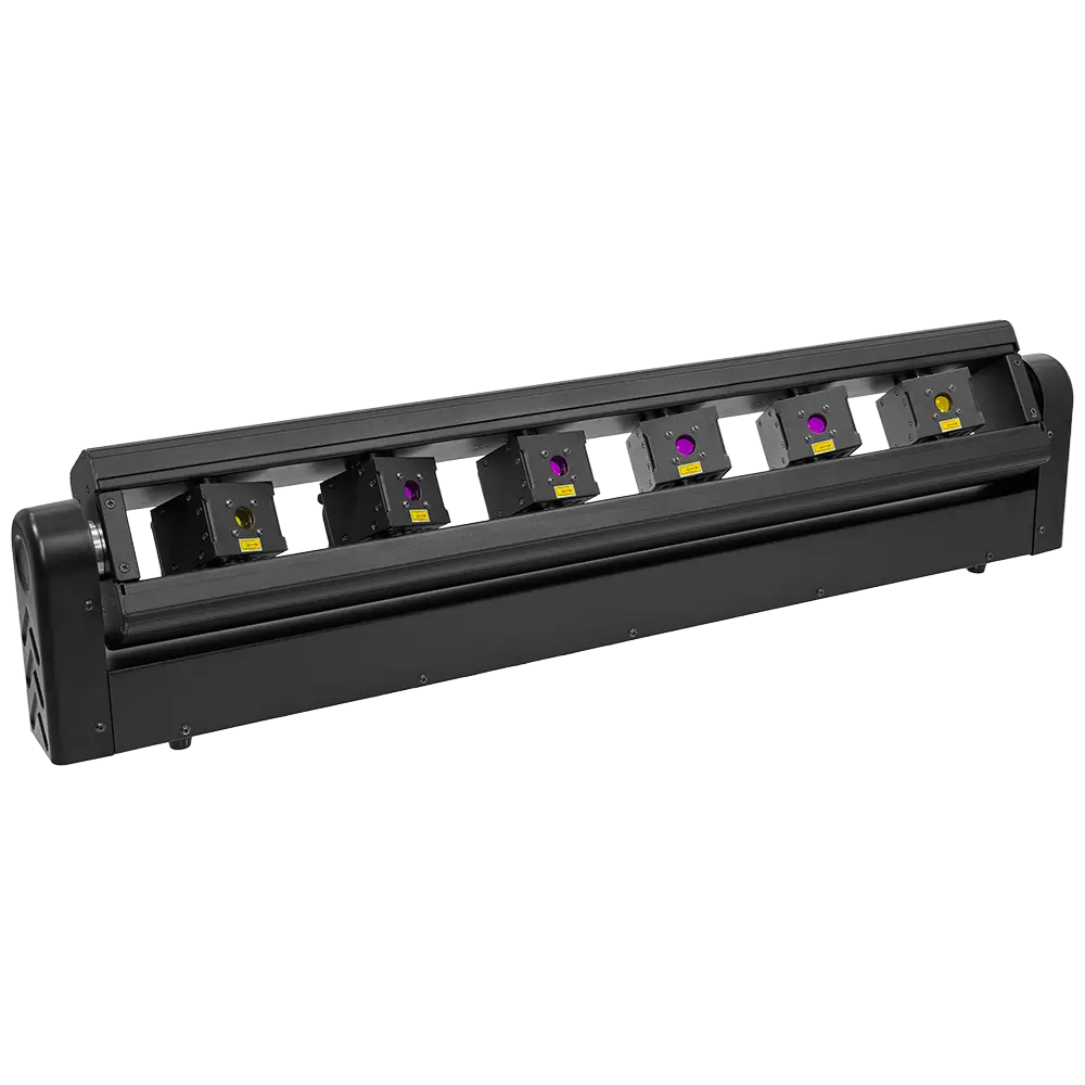 Barra láser pro "Laser Bar 6X1000RGB" 6×1000 mW RGB motorizada - Evolite