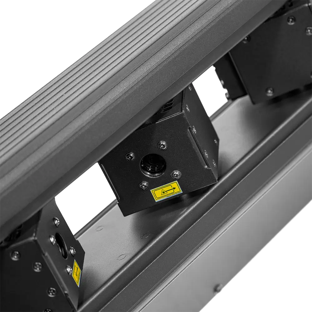 Barra láser pro "Laser Bar 6X1000RGB" 6×1000 mW RGB motorizada - Evolite