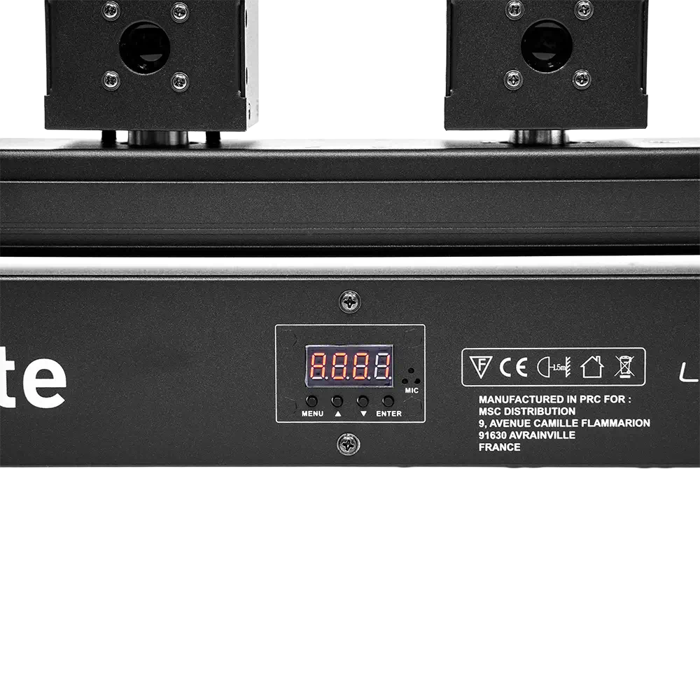 Barra láser pro "Laser Bar 6X1000RGB" 6×1000 mW RGB motorizada - Evolite