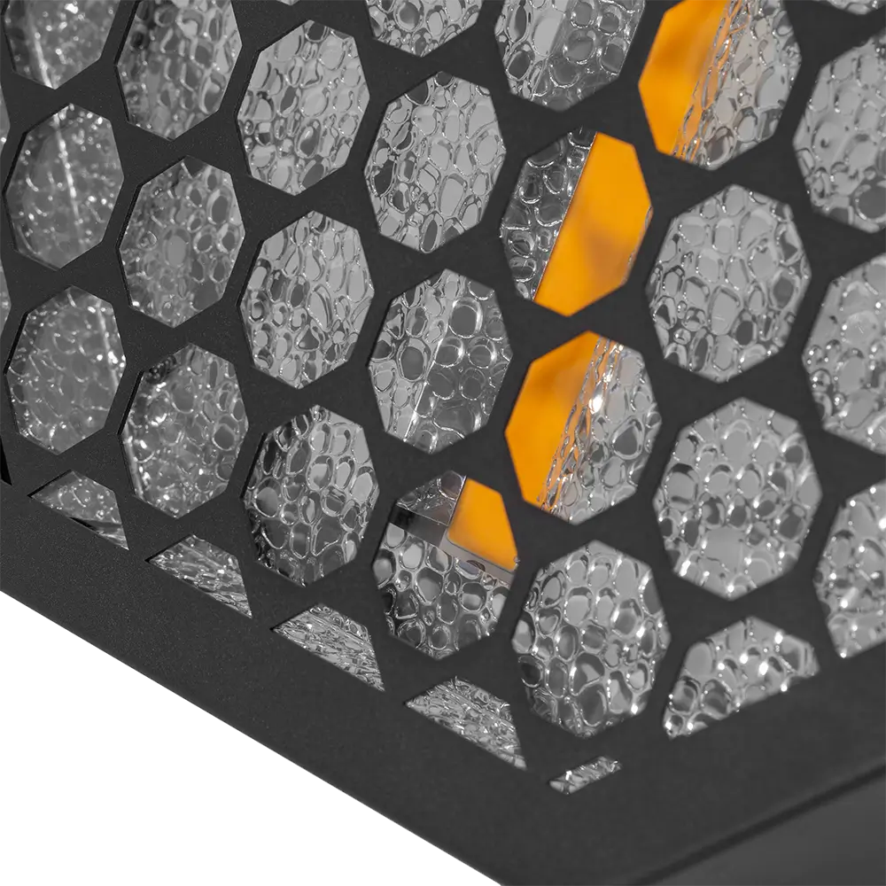 Efecto LED retro octogonal "Amber-O" + RGB DMX - Mac Mah