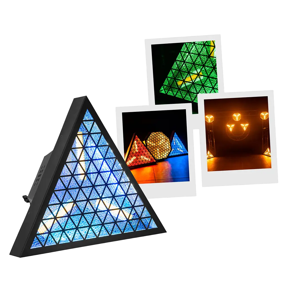 Tubo ámbar con efecto LED retro "Amber-T" + RGB DMX - Mac Mah