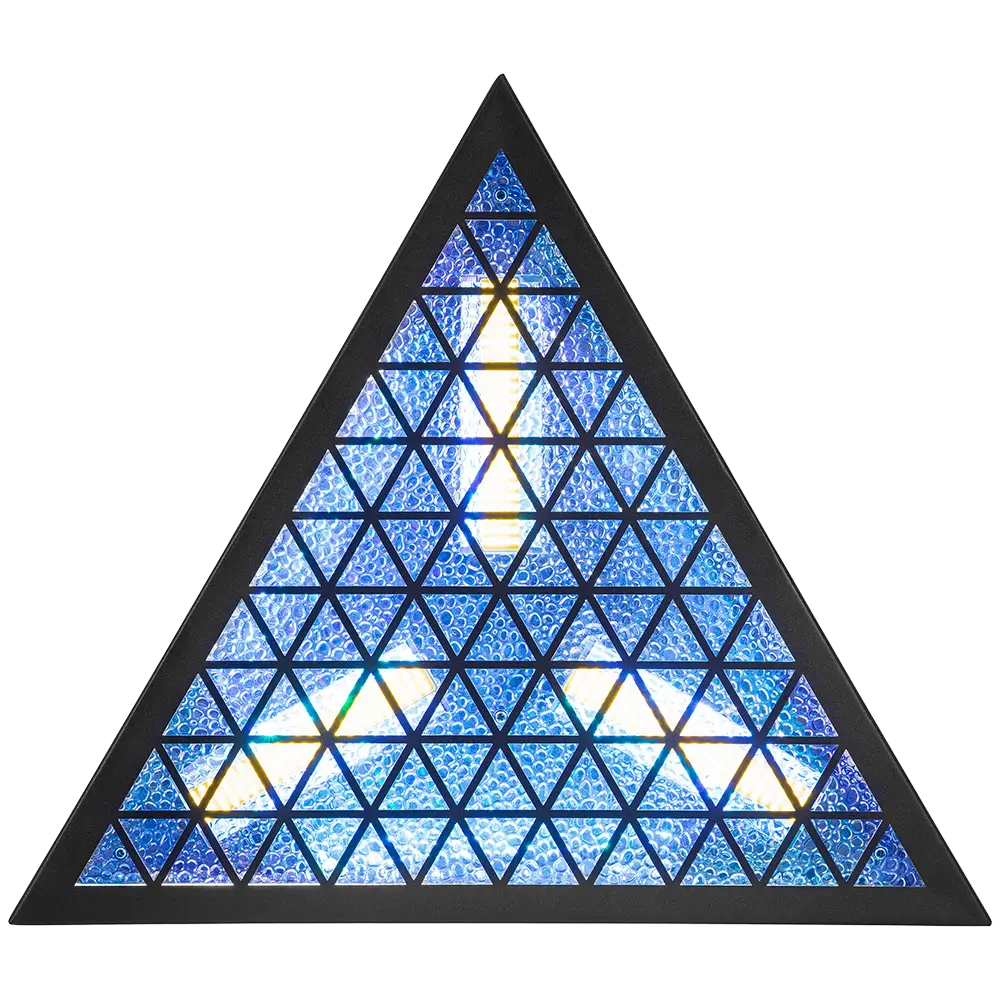 Tubo ámbar con efecto LED retro "Amber-T" + RGB DMX - Mac Mah