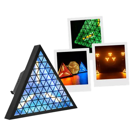 Tubo ámbar con efecto LED retro Amber-T + RGB DMX - Mac Mah