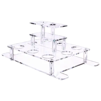 VIP 10-Bottle Pyramid Show Display | By Sparklers®.