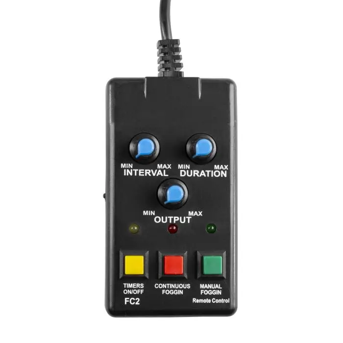 Máquina de humo BEAMZ S1500 con DMX - 1500W + Mando a distancia con cable y temporizador