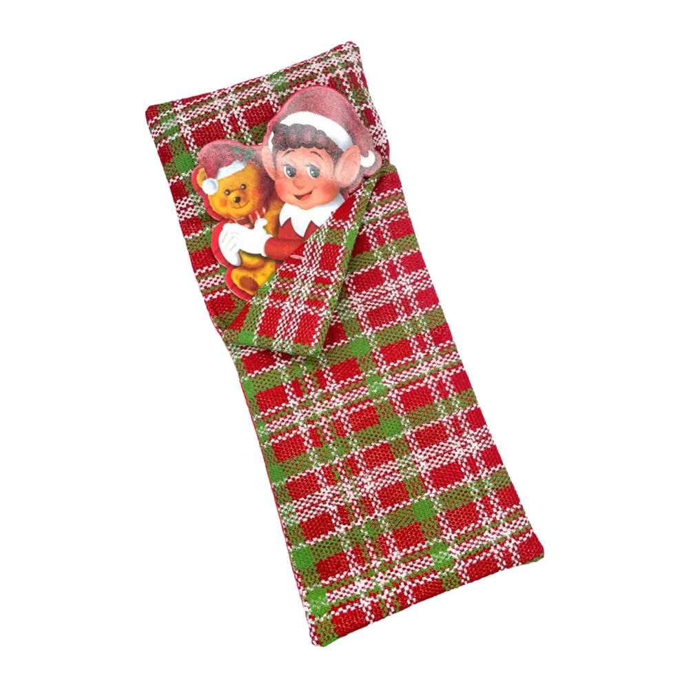 Saco de dormir con almohada para elfos navideños