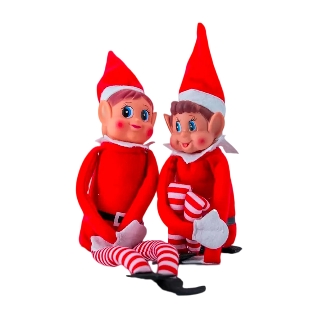 Duendes bromistas navideños para niños y niñas (Set de 2)