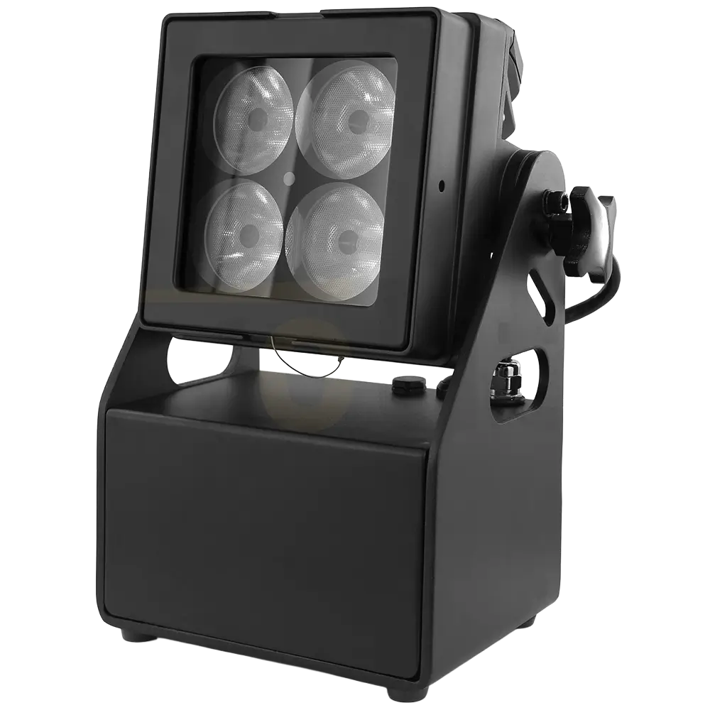 Evolite Tropikolor LED PAR luz 4x15W FC - alimentado por batería IP65 (x6)