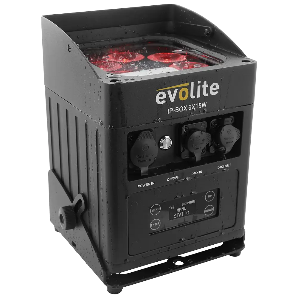 Proyector estanco Evolite IP-Box 6×15W - LED a pilas IP65