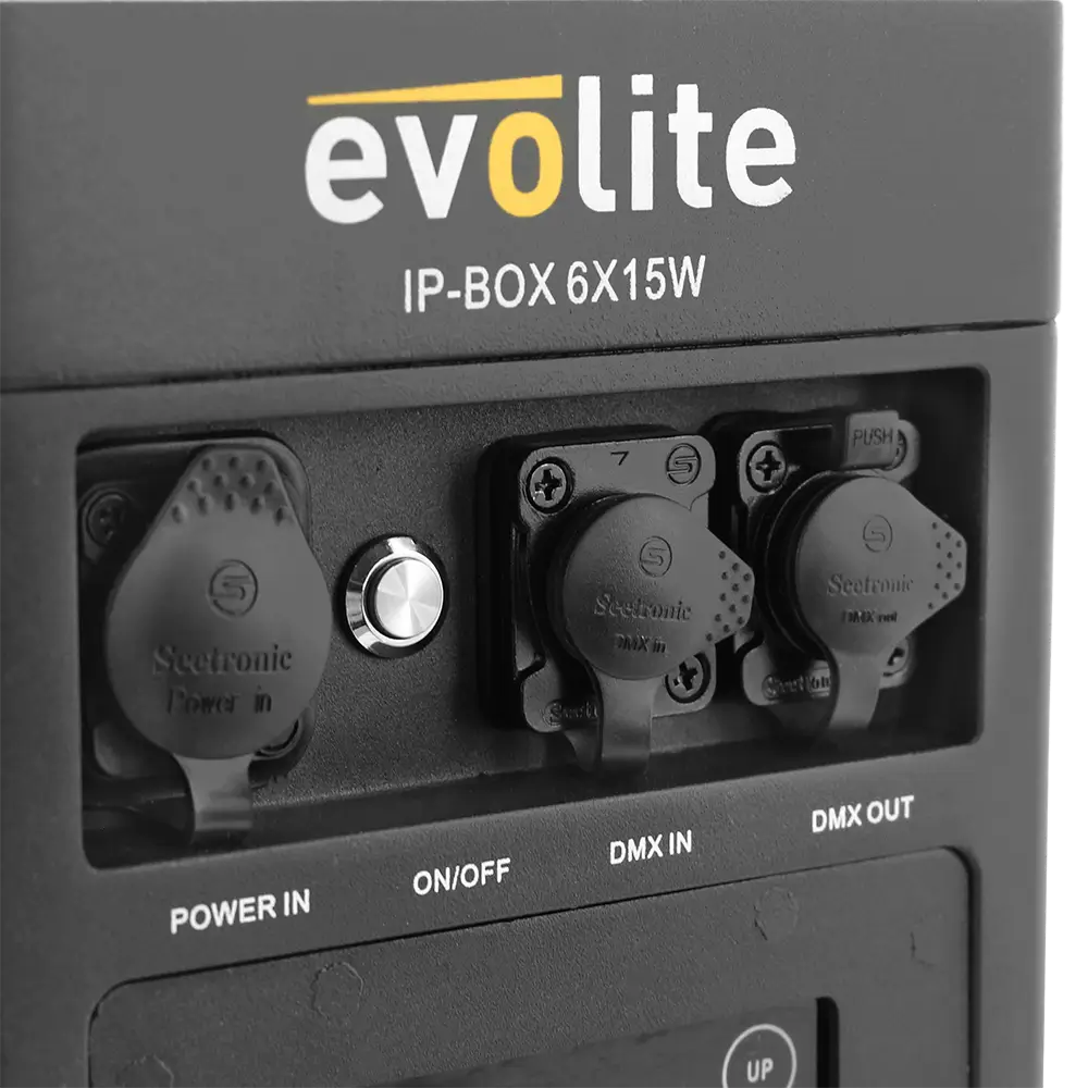 Proyector estanco Evolite IP-Box 6×15W - LED a pilas IP65