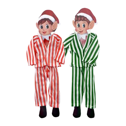 Disfraz de duende bromista Pijama (lote de 2)