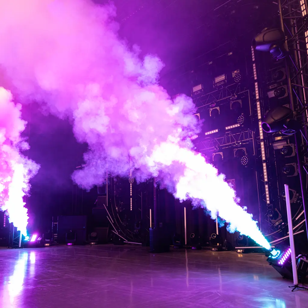 Máquina de niebla de CO2 para exteriores - Pro Fogjet CO2 IP Evolite - Chorro potente y DMX (IP54)