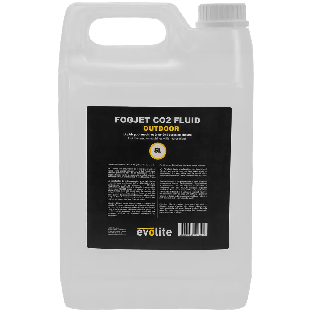 Líquido de niebla de CO2 - FogJet CO2 Outdoor Evolite - Uso exterior - Bidón 5L