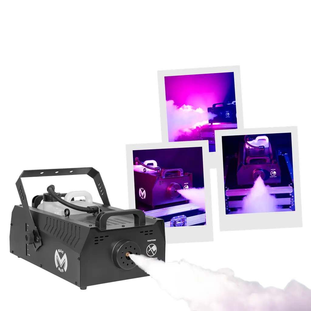 Máquina de niebla de 2000 W - Mac Fog 2000 Mac Mah - Chorro potente y control DMX