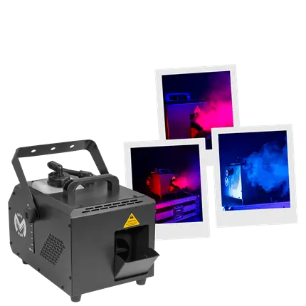 Máquina de niebla 1000 W - Mac Hazer 1000 Mac Mah - Niebla ligera y control DMX