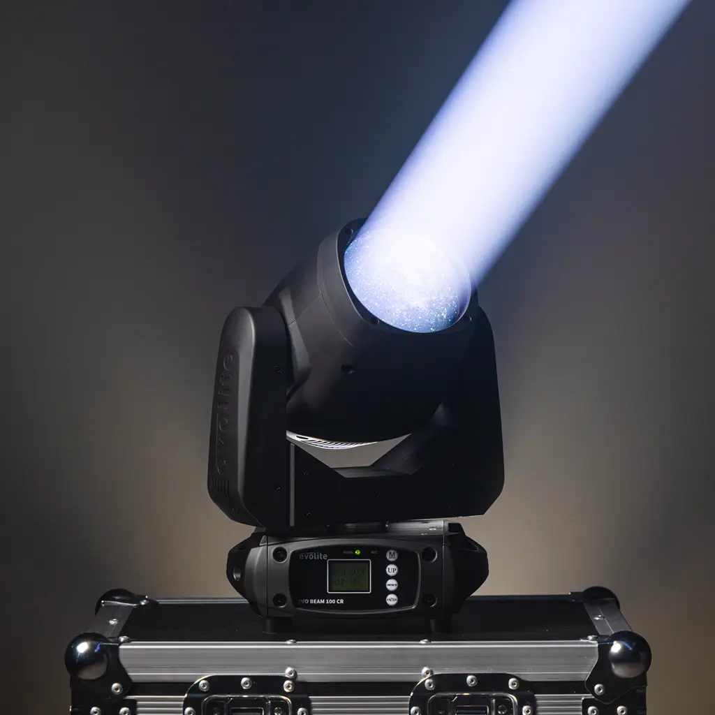 Proyector de haz de luz de 100 W - Evo Beam 100 CR Evolite - Control DMX y LED multicolor