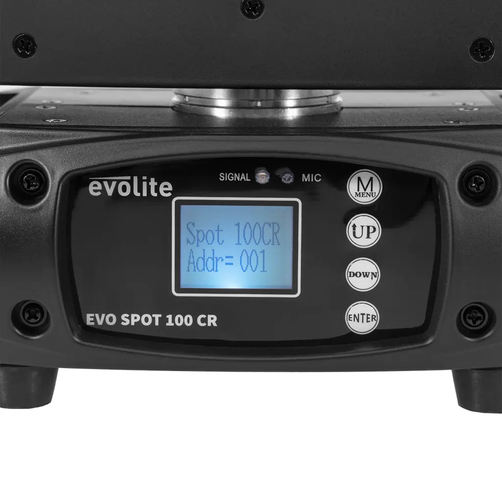 Proyector 100 W - Evo Spot 100 CR Evolite - LED multicolor y control DMX