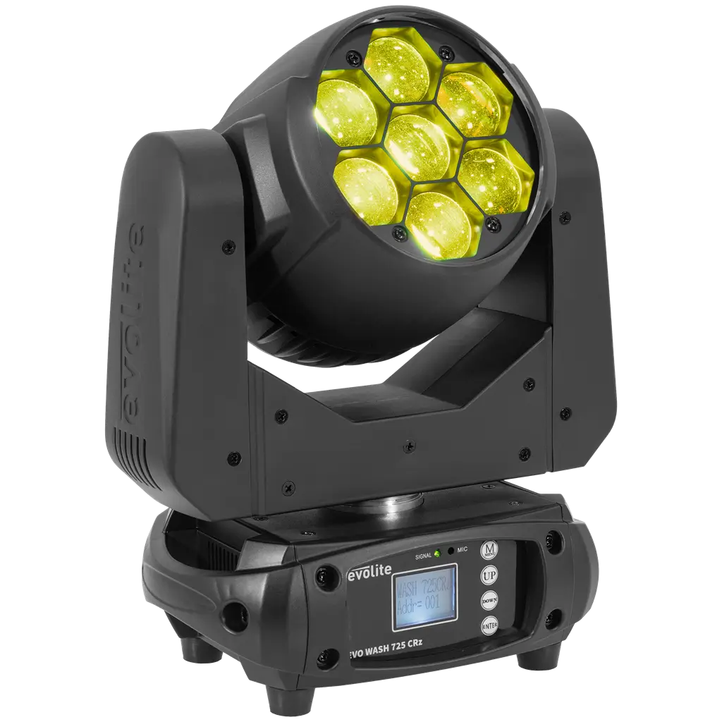 Foco Wash 725 W - Evo Wash 725 CRz Evolite - LED multicolor y control DMX