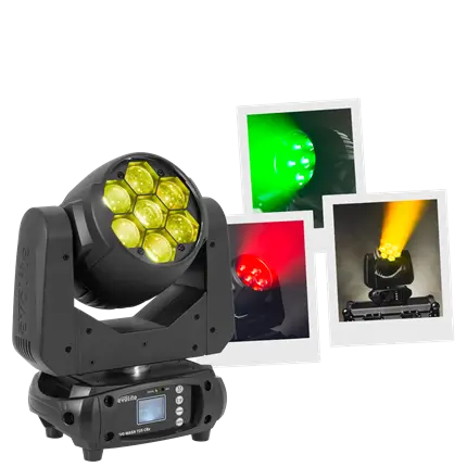 Foco Wash 725 W - Evo Wash 725 CRz Evolite - LED multicolor y control DMX