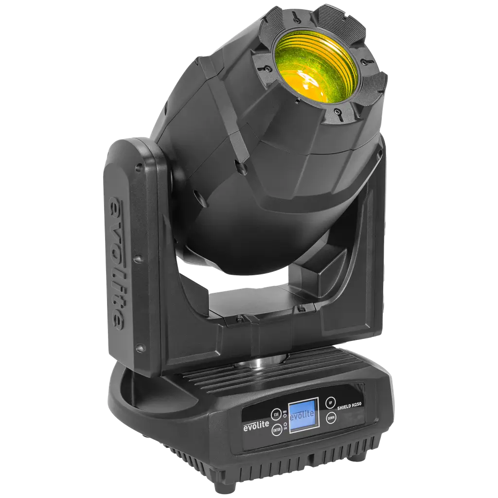 Proyector híbrido 250 W - Shield H250 IP65 Evolite - Uso interior y exterior - DMX & Gobos