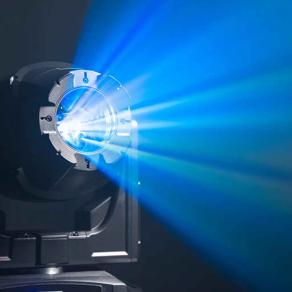 Proyector híbrido 250 W - Shield H250 IP65 Evolite - Uso interior y exterior - DMX & Gobos