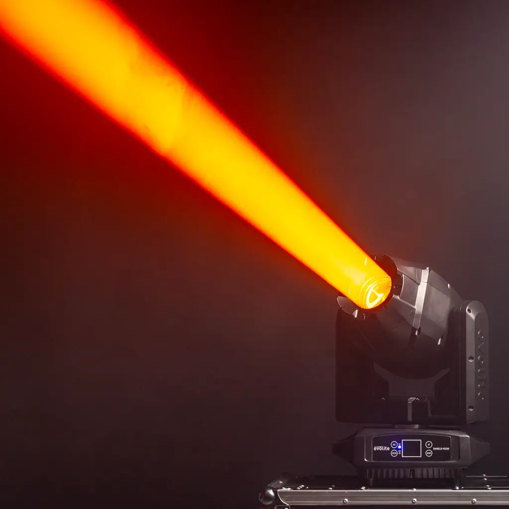 Proyector híbrido 250 W - Shield H250 IP65 Evolite - Uso interior y exterior - DMX & Gobos