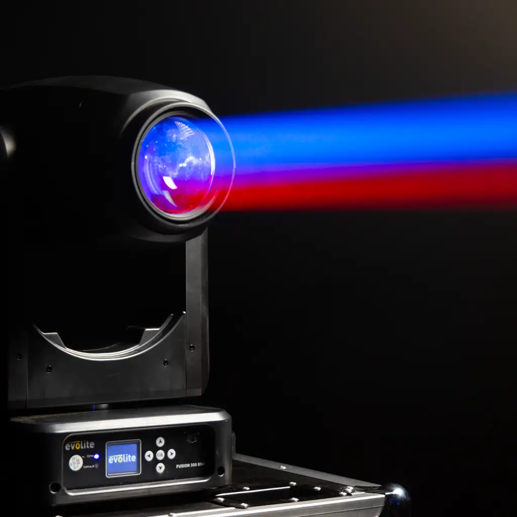 Pack de 2 proyectores híbridos 350 W en flight case - Fusion 350 BSW Set Evolite - Intelligent Beam, Spot & Wash