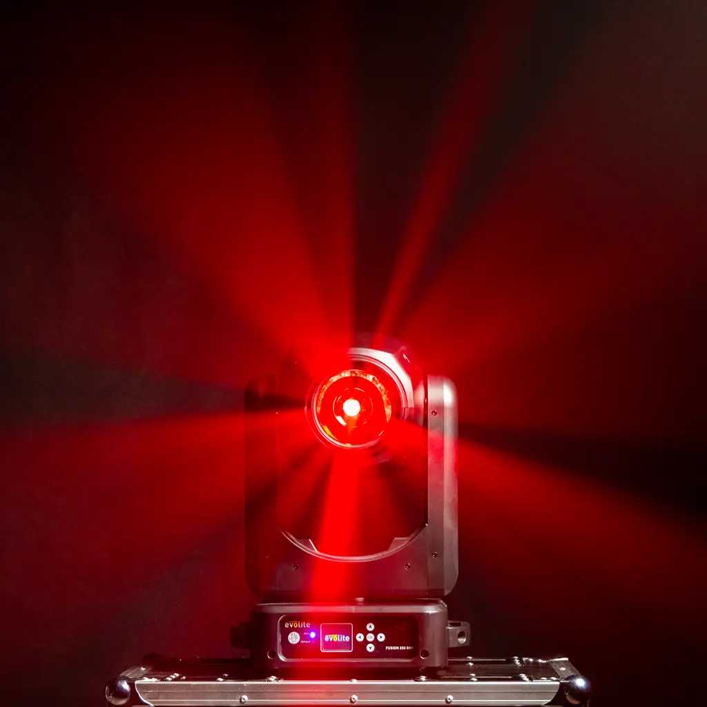 Pack de 2 proyectores híbridos 350 W en flight case - Fusion 350 BSW Set Evolite - Intelligent Beam, Spot & Wash