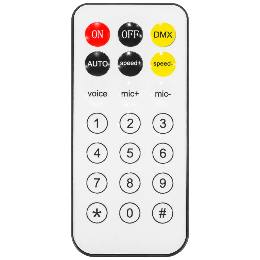 Foco multifunción de 50 W - UFO Wing BoomTone DJ - LED + LÁSER + estroboscópico + haces, controlable por DMX