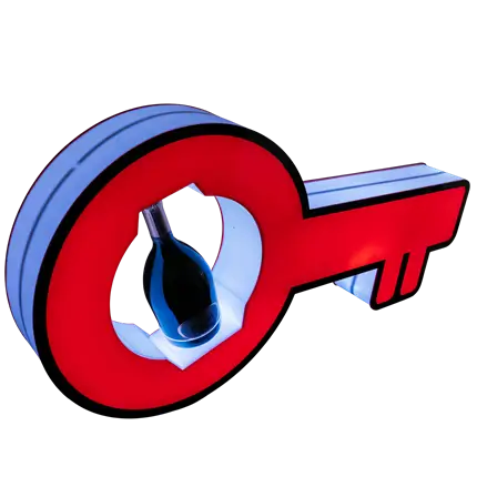 Ritual de servicio clave - Expositor de botellas VIP iluminado | By Sparklers®.